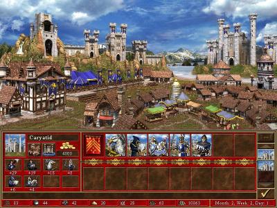 Screen ze hry Heroes of Might and Magic III: The Restoration of Erathia