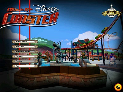 Screen Ultimate Ride Disney Coaster