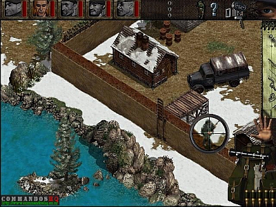 Screen ze hry Commandos: Behind Enemy Lines