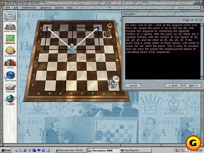 Screen Chessmaster 8000, The