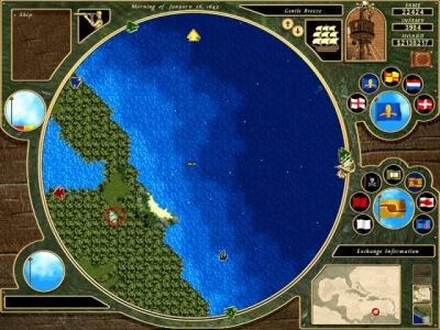 Screen ze hry Cutthroats: Terror on the High Seas