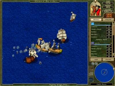 Screen ze hry Cutthroats: Terror on the High Seas