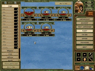 Screen ze hry Cutthroats: Terror on the High Seas