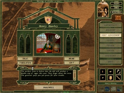Screen ze hry Cutthroats: Terror on the High Seas