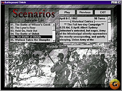 Screen Battleground 4: Shiloh