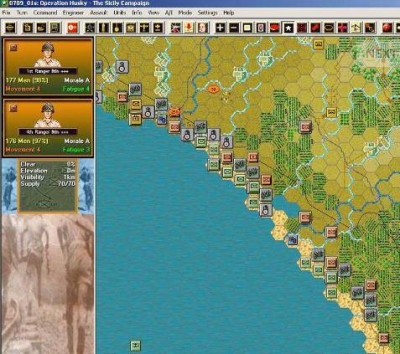 Screen ze hry Panzer Campaigns 8: Sicily 43