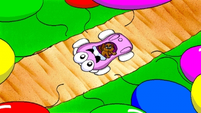 Screen ze hry Putt-Putt and Peps Balloon-O-Rama