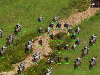 Screen ze hry Knights of the Cross