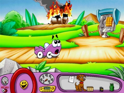 Screen ze hry Putt-Putt Enters The Race