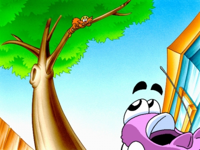 Screen ze hry Putt-Putt Enters The Race