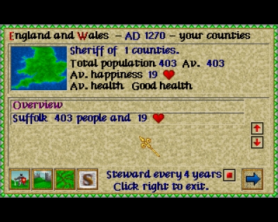 Screen ze hry Lords of the Realm