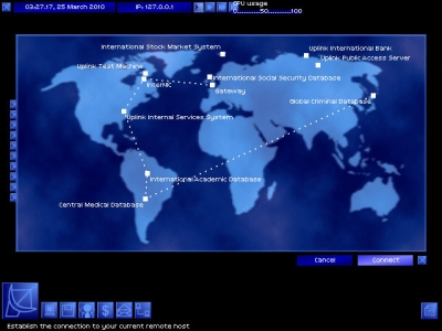 Screen ze hry Uplink