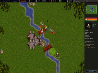 Screen ze hry Battle for Wesnoth, The