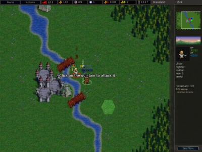 Screen ze hry Battle for Wesnoth, The