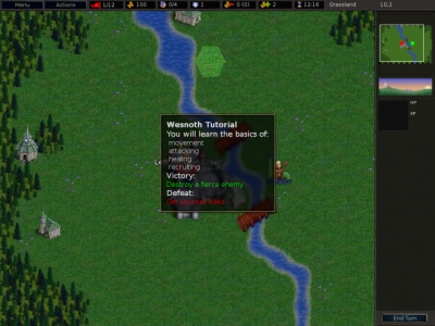 Screen ze hry Battle for Wesnoth, The