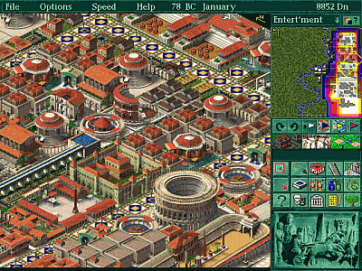 Screen ze hry Caesar II