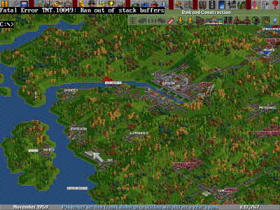 Screen ze hry Transport Tycoon Deluxe