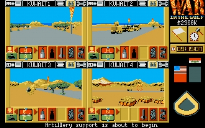 Screen ze hry War in the Gulf