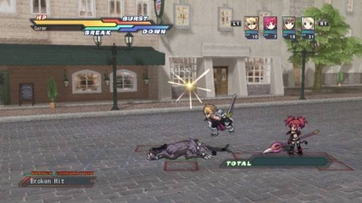 Screen ze hry Cross Edge