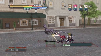 Screen ze hry Cross Edge
