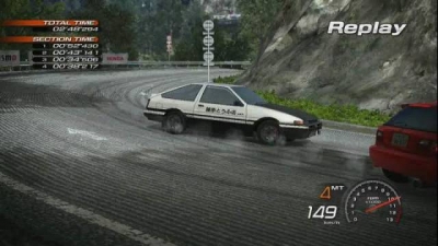 Screen ze hry Initial D: Extreme Stage