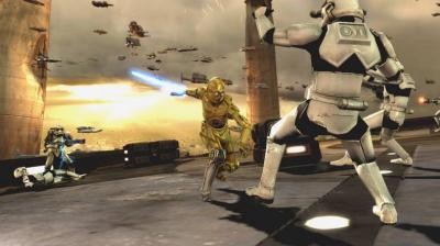 Screen ze hry Star Wars: The Force Unleashed
