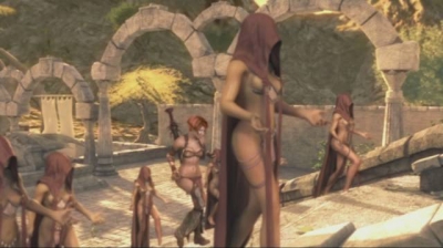 Screen ze hry Golden Axe: Beast Rider