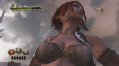 Screen ze hry Golden Axe: Beast Rider