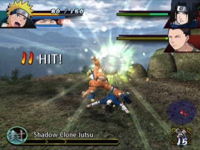 Screen ze hry Naruto: Uzumaki Chronicles