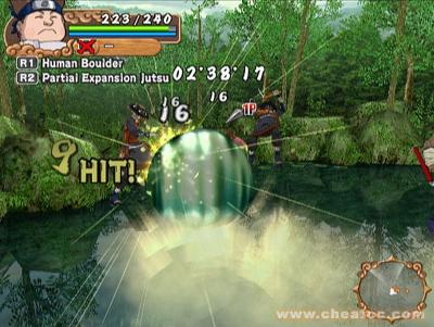Screen ze hry Naruto: Uzumaki Chronicles 2