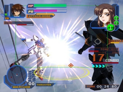 Screen ze hry Mobile Suit Gundam SEED: Never Ending Tomorrow