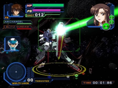 Screen ze hry Mobile Suit Gundam SEED: Never Ending Tomorrow